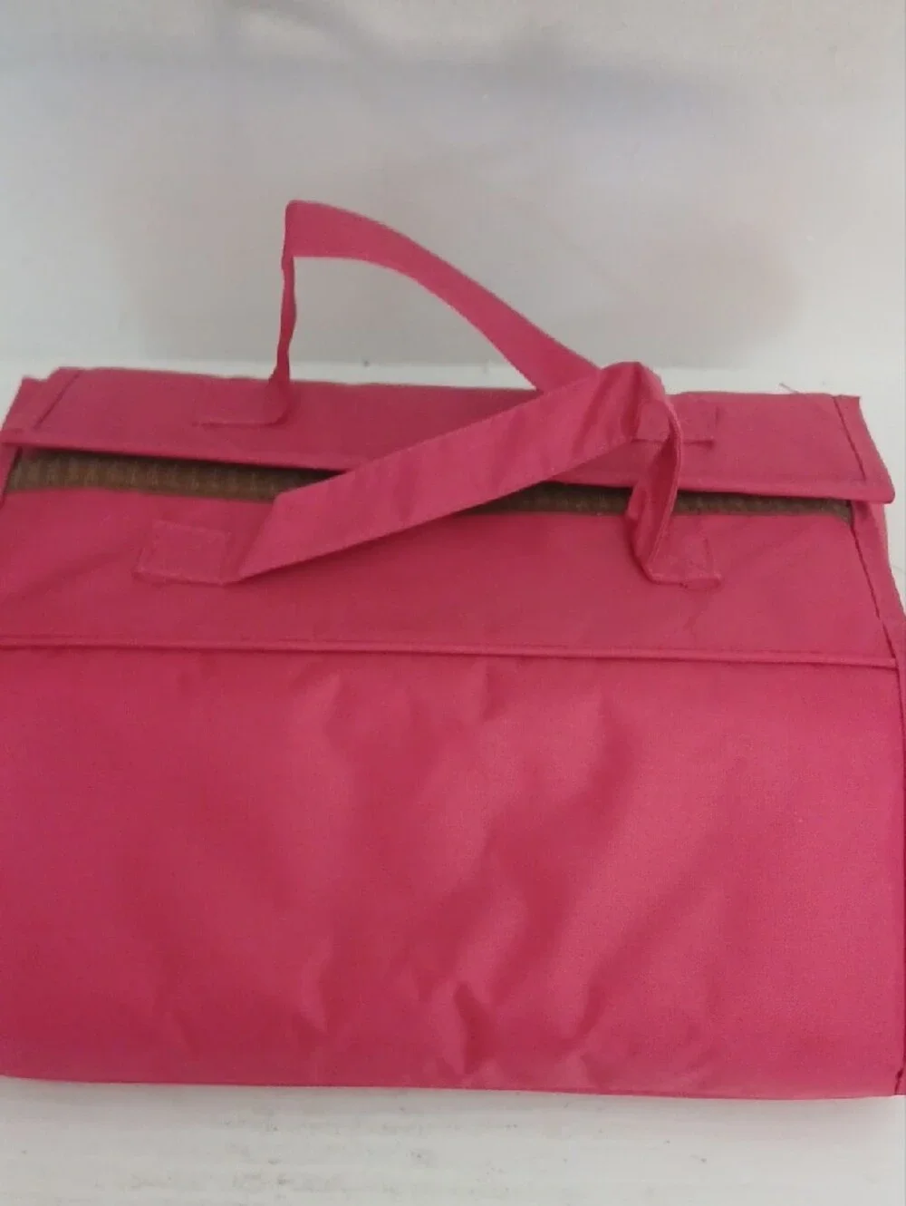 Hanging Pink Clear-Pocket Organizer